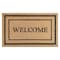 First Concept First Concept 18 in. W X 30 in. L Black/Brown Welcome Coir Door Mat FC-72024 - alternate 1